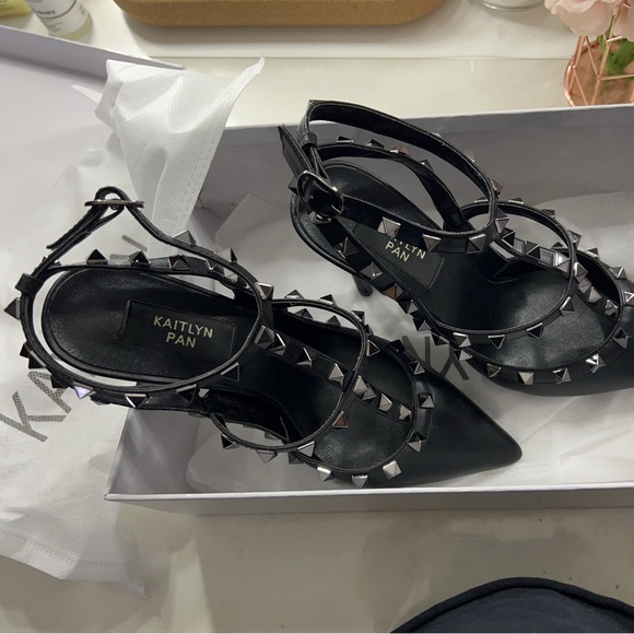 Kaitlyn Pan Studded High Heels size 6.5 - Picture 2 of 7